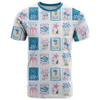 Hawaii Coastal Summer Postcard T Shirt LT01 Multicolor - Polynesian Pride