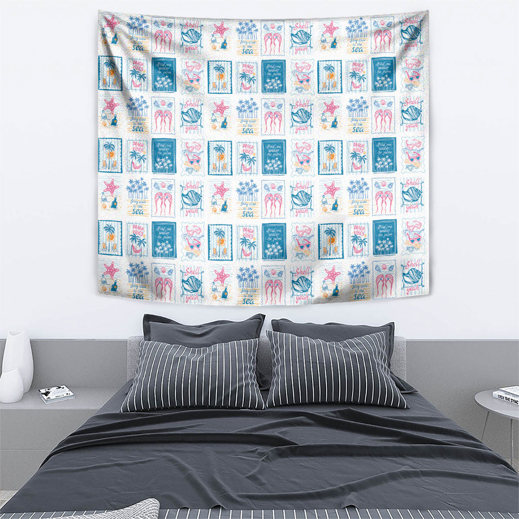 Hawaii Coastal Summer Postcard Tapestry LT01 - Polynesian Pride