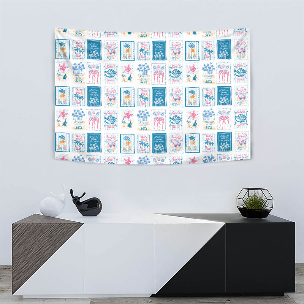 Hawaii Coastal Summer Postcard Tapestry LT01 - Polynesian Pride