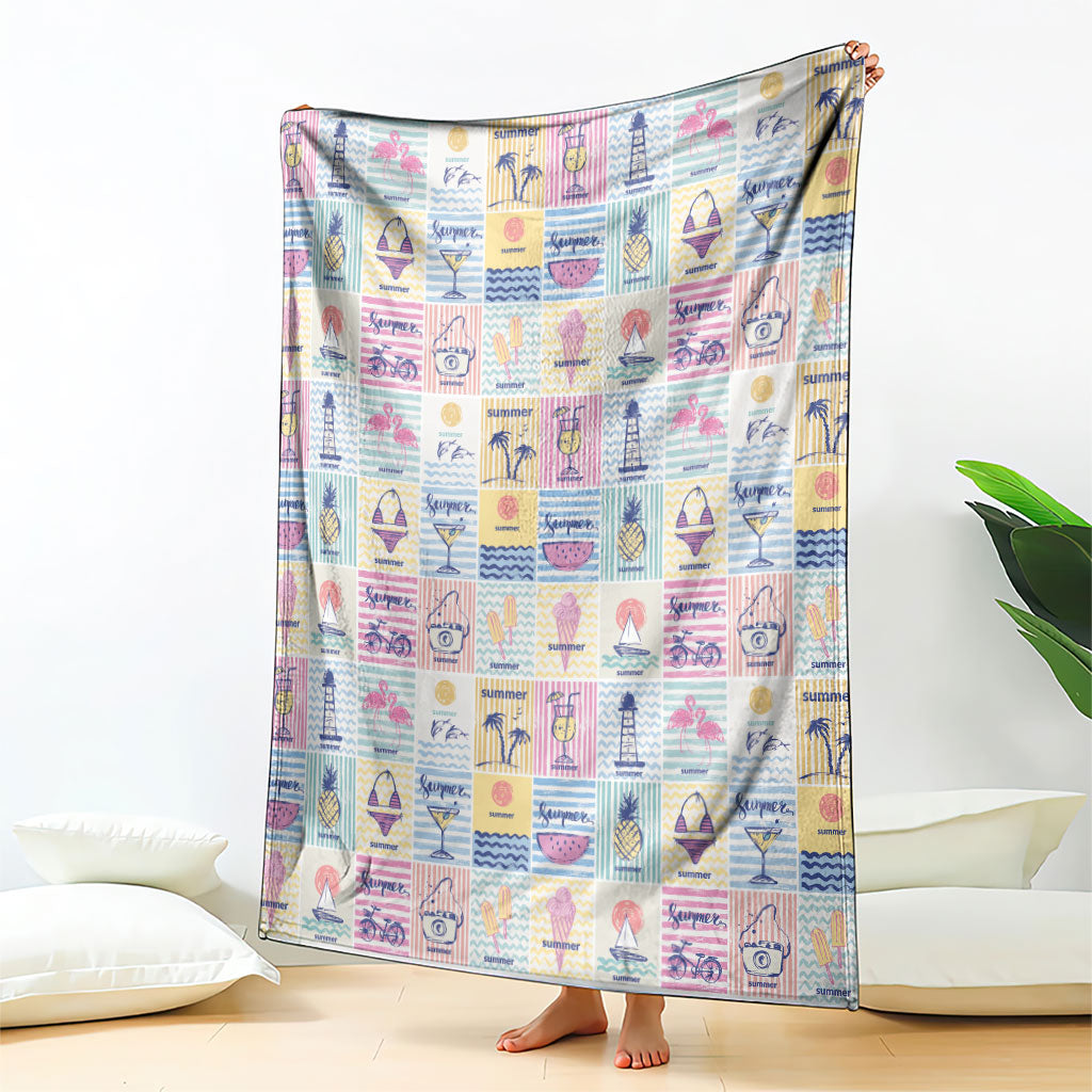 Aloha Summer Posters Grunge Textures Blanket LT01 - Polynesian Pride