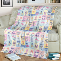 Aloha Summer Posters Grunge Textures Blanket LT01 - Polynesian Pride