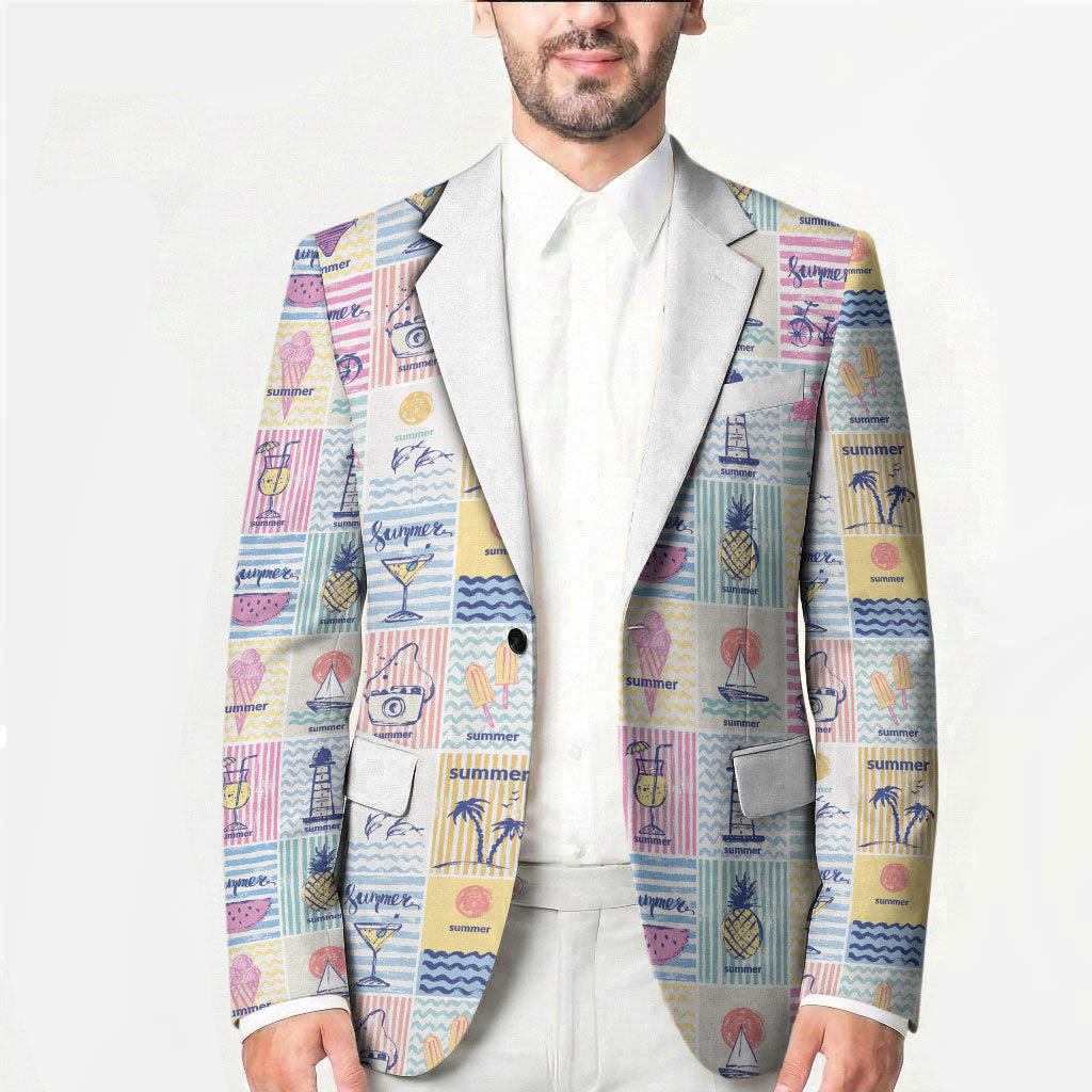 Aloha Summer Posters Grunge Textures Blazer LT01 - Polynesian Pride