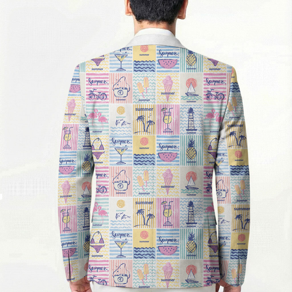 Aloha Summer Posters Grunge Textures Blazer LT01 - Polynesian Pride