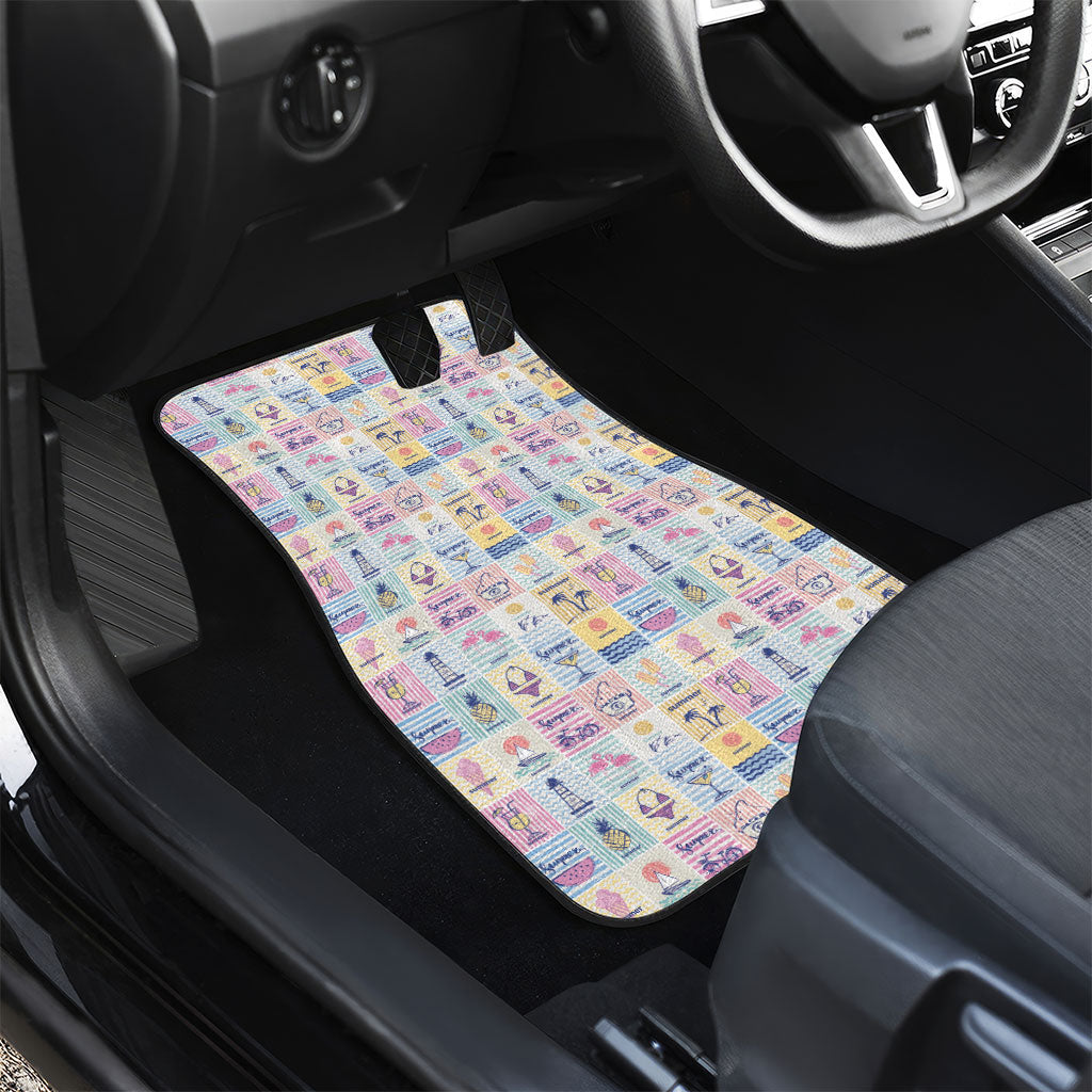 Aloha Summer Posters Grunge Textures Car Mats LT01 - Polynesian Pride
