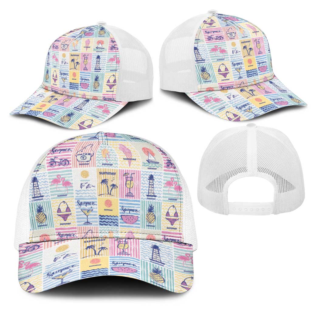 Aloha Summer Posters Grunge Textures Mesh Trucker Cap LT01 - Polynesian Pride