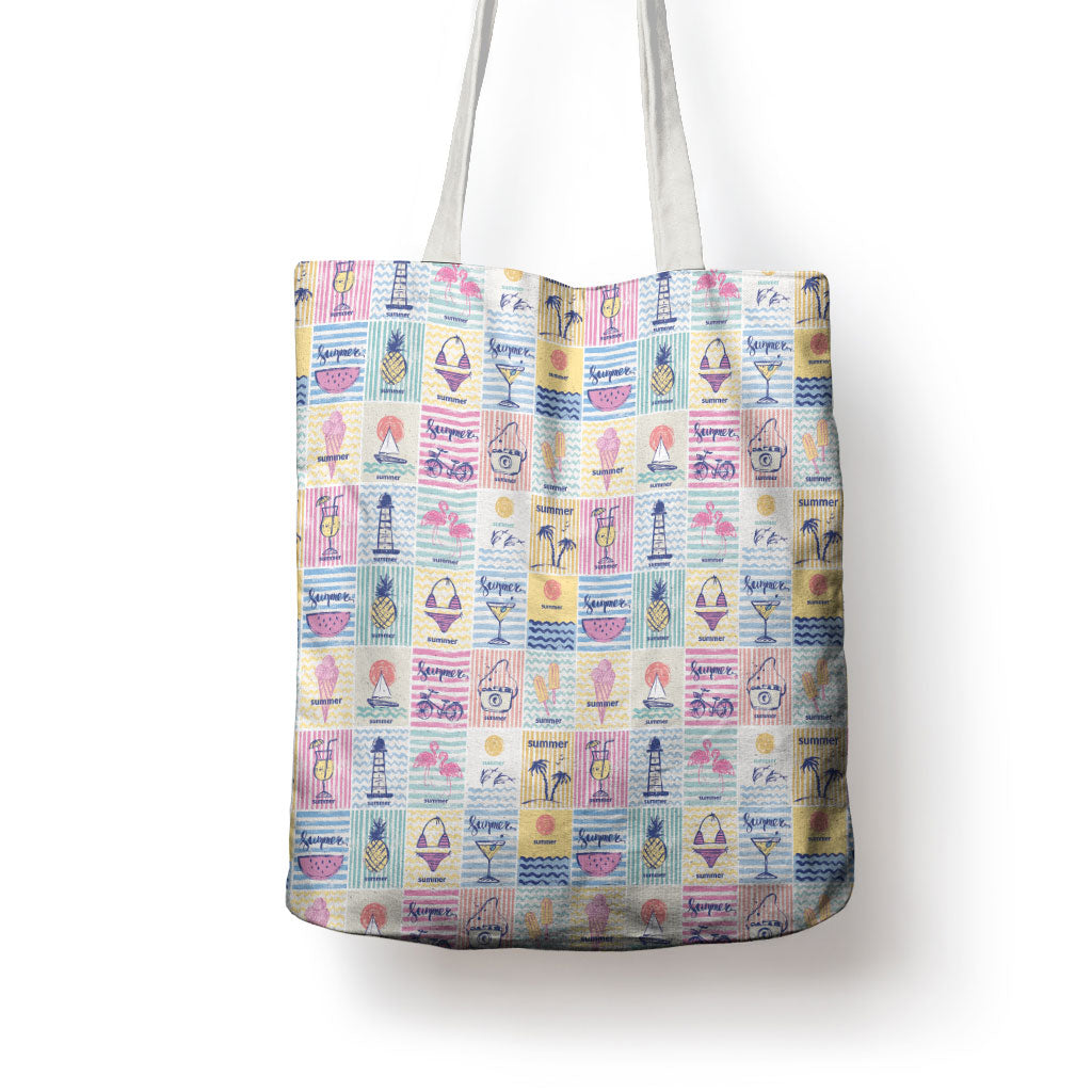 Aloha Summer Posters Grunge Textures Tote Bag LT01 - Polynesian Pride