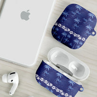 Blue Hawaii Palm Tree Hibiscus AirPods Case Fantasy Summer Vibe LT01 - Polynesian Pride