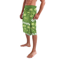 Olive Green Hawaii Palm Tree Hibiscus Lavalava Fantasy Summer Vibe LT01 - Polynesian Pride