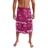 Pink Hawaii Palm Tree Hibiscus Lavalava Fantasy Summer Vibe LT01 Pink - Polynesian Pride