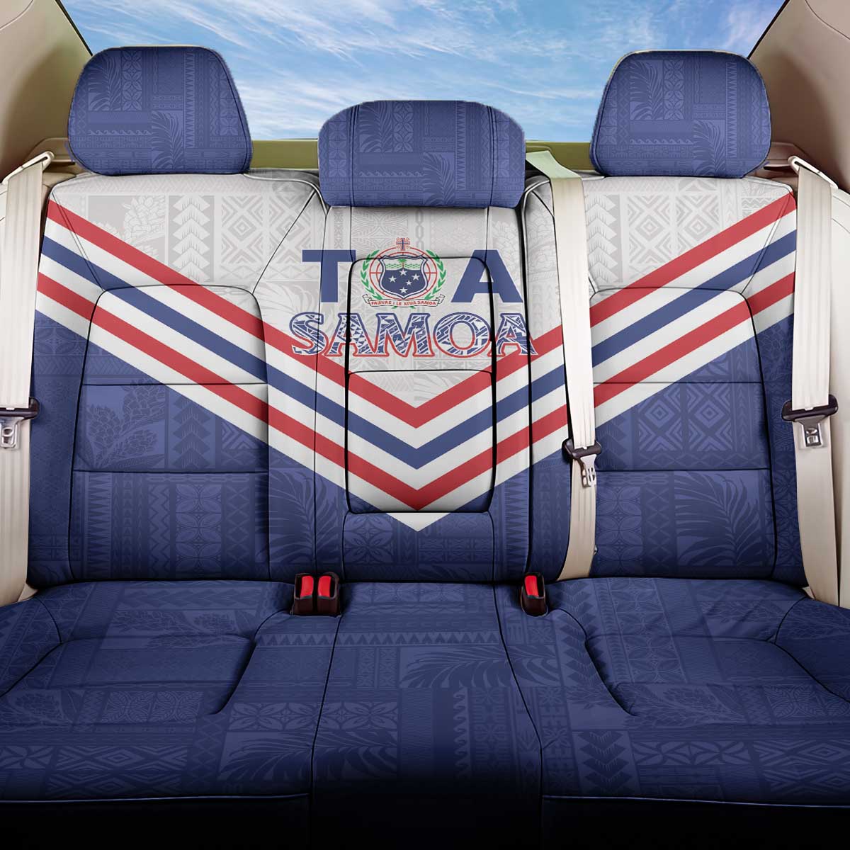 Toa Samoa Rugby Back Car Seat Cover 1992-1993 Special Edition - Polynesian Pride