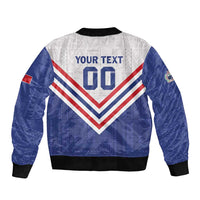 Custom Toa Samoa Rugby Bomber Jacket 1992-1993 Special Edition - Polynesian Pride