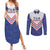 Custom Toa Samoa Rugby Couples Matching Summer Maxi Dress and Long Sleeve Button Shirt 1992-1993 Special Edition - Polynesian Pride