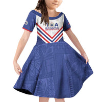 Custom Toa Samoa Rugby Family Matching Off Shoulder Short Dress and Hawaiian Shirt 1992-1993 Special Edition - Polynesian Pride