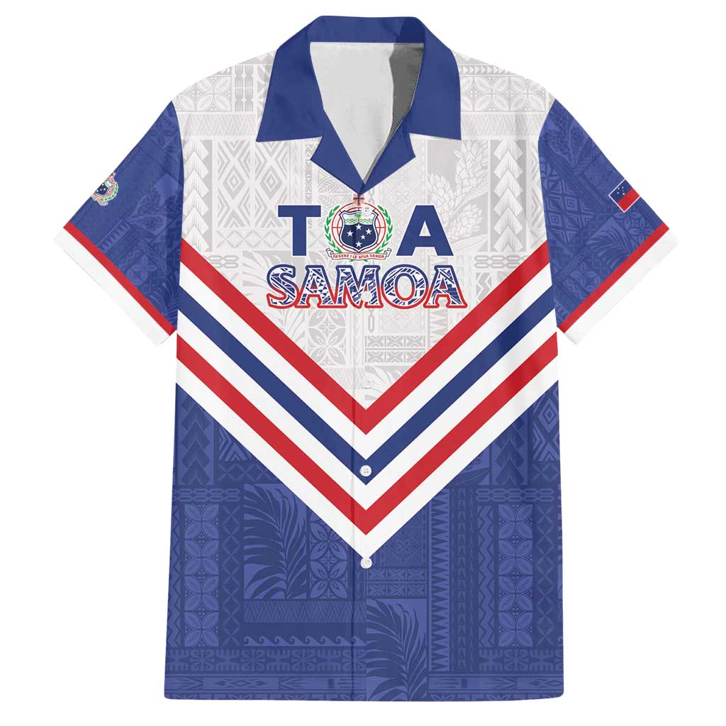 Custom Toa Samoa Rugby Family Matching Off Shoulder Short Dress and Hawaiian Shirt 1992-1993 Special Edition - Polynesian Pride