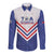Custom Toa Samoa Rugby Long Sleeve Button Shirt 1992-1993 Special Edition - Polynesian Pride