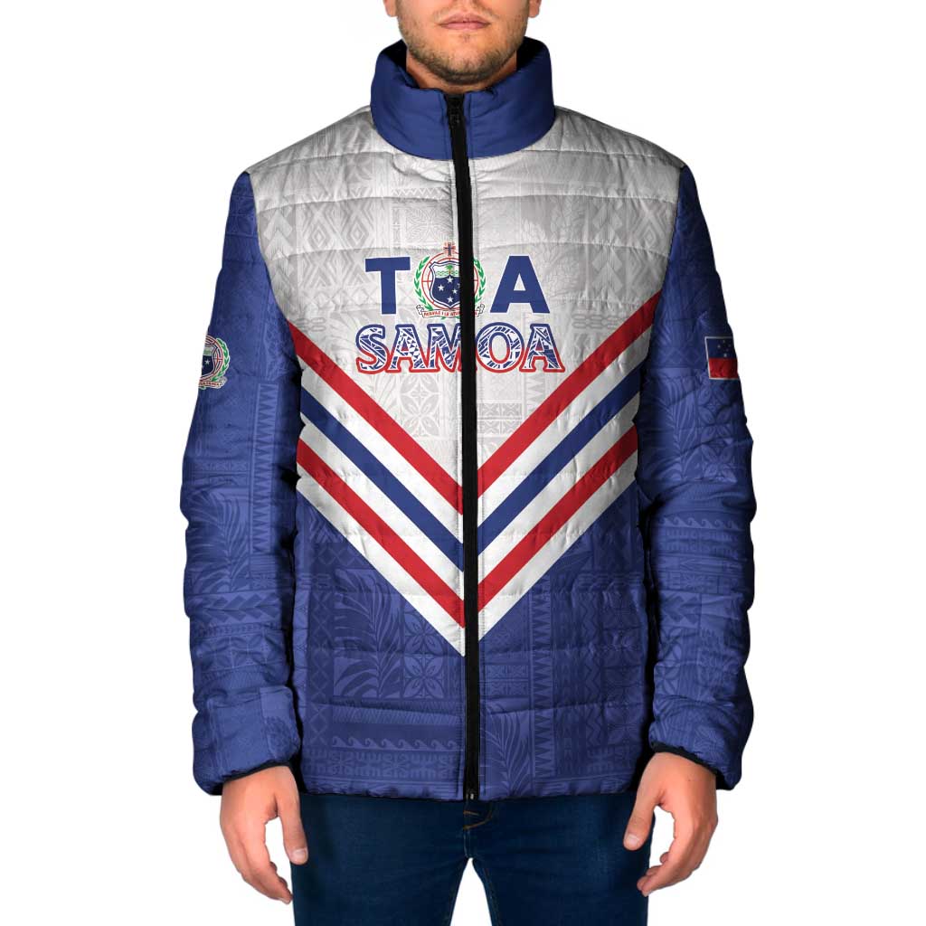 Custom Toa Samoa Rugby Padded Jacket 1992-1993 Special Edition - Polynesian Pride