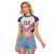 Custom Toa Samoa Rugby Raglan Cropped T Shirt 1992-1993 Special Edition - Polynesian Pride