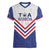 Custom Toa Samoa Rugby Women V-Neck T-Shirt 1992-1993 Special Edition - Polynesian Pride