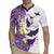 Maori Manta Ray Plumeria Deep Purple Rugby Jersey