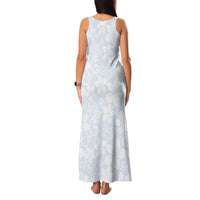 Plumeria Floral White Sunday Family Matching Tank Maxi Dress and Hawaiian Shirt LT01 - Polynesian Pride