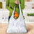 Plumeria Floral White Sunday Grocery Bag