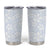 Plumeria Floral White Sunday Tumbler Cup