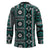 Fiji Masi Tapa Pattern Teal Hockey Jersey - Polynesian Pride