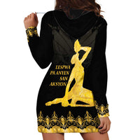 Haiti Neg Marron Gold Hoodie Dress Lespwa pa anyen san aksyon LT01 - Polynesian Pride