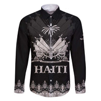 Haiti Neg Marron Silver Family Matching Long Sleeve Bodycon Dress and Hawaiian Shirt Hope is Nothing Without Action LT01 Dad's Shirt - Long Sleeve Silver - Polynesian Pride