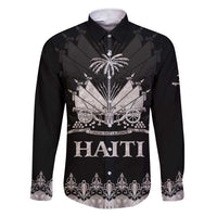 Haiti Neg Marron Silver Family Matching Short Sleeve Bodycon Dress and Hawaiian Shirt Hope is Nothing Without Action LT01 Dad's Shirt - Long Sleeve Silver - Polynesian Pride