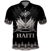 Haiti Neg Marron Silver Polo Shirt Hope is Nothing Without Action