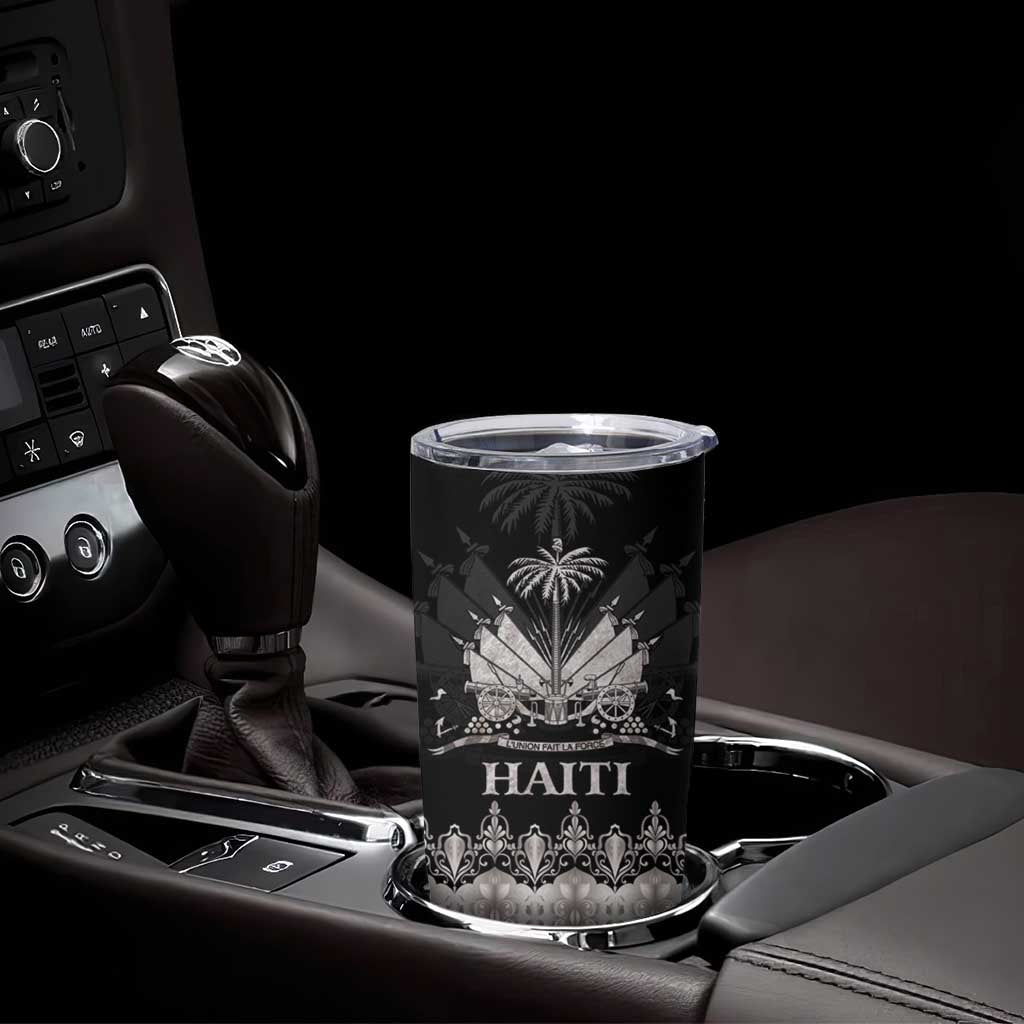 Haiti Neg Marron Silver Tumbler Cup Hope is Nothing Without Action
