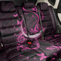 Survivor Melody Pink Back Car Seat Cover Breast Cancer Polynesian Pattern LT01 - Polynesian Pride