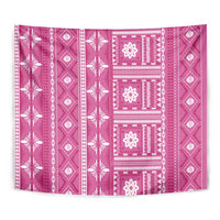 Fiji Masi All Pink Tapestry Tapa Pattern LT01 - Polynesian Pride