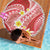 Plumeria Polynesian Coral Glitter Pattern Beach Blanket