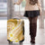 Plumeria Polynesian Gold Glitter Pattern Luggage Cover