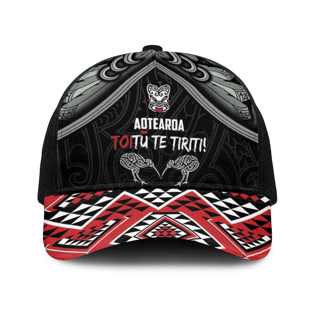 Aotearoa Toitu Te Tiriti Waitangi Baseball Net Cap Proud To Be Maori - Polynesian Pride
