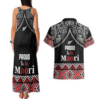 Aotearoa Toitu Te Tiriti Waitangi Couples Matching Tank Maxi Dress and Hawaiian Shirt Proud To Be Maori LT01 - Polynesian Pride