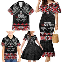 Aotearoa Toitu Te Tiriti Waitangi Family Matching Mermaid Dress and Hawaiian Shirt Proud To Be Maori LT01 - Polynesian Pride