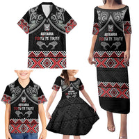 Aotearoa Toitu Te Tiriti Waitangi Family Matching Puletasi and Hawaiian Shirt Proud To Be Maori LT01 - Polynesian Pride