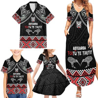 Aotearoa Toitu Te Tiriti Waitangi Family Matching Summer Maxi Dress and Hawaiian Shirt Proud To Be Maori LT01 - Polynesian Pride