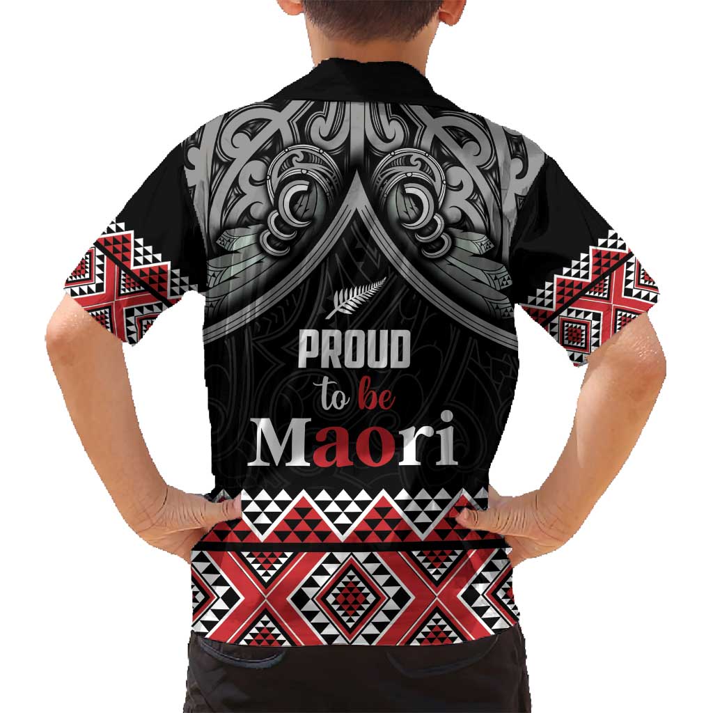 Aotearoa Toitu Te Tiriti Waitangi Family Matching Tank Maxi Dress and Hawaiian Shirt Proud To Be Maori LT01 - Polynesian Pride