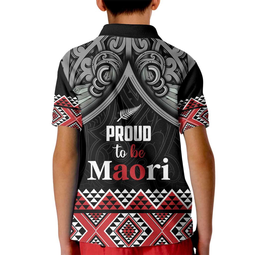 Aotearoa Toitu Te Tiriti Waitangi Kid Polo Shirt Proud To Be Maori