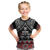 Aotearoa Toitu Te Tiriti Waitangi Kid T Shirt Proud To Be Maori