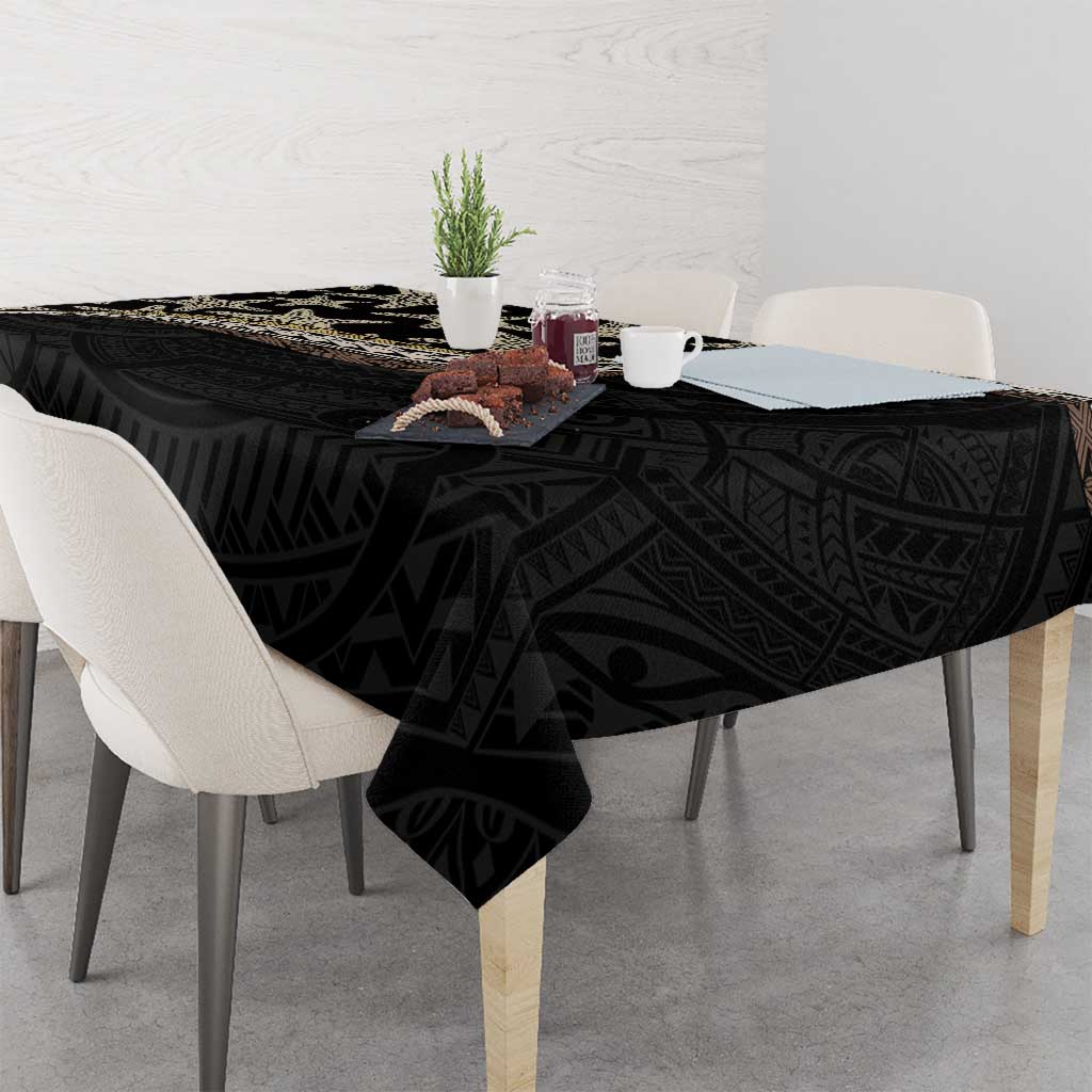 Beige Polynesian Starfish Unique Pattern Tablecloth