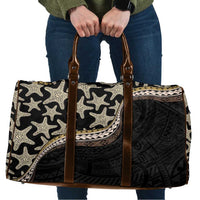 Beige Polynesian Starfish Unique Pattern Travel Bag