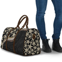 Beige Polynesian Starfish Unique Pattern Travel Bag