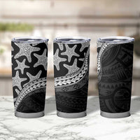 Monotone Polynesian Starfish Unique Pattern Tumbler Cup