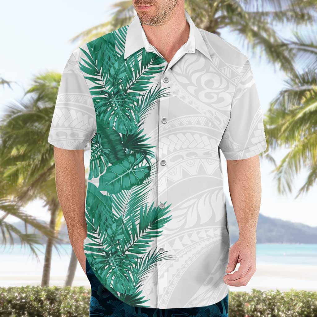 Hawaii Tropical Leaves Hawaiian Shirt Polynesian Pattern