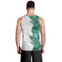 Hawaii Tropical Leaves Men Tank Top Polynesian Pattern